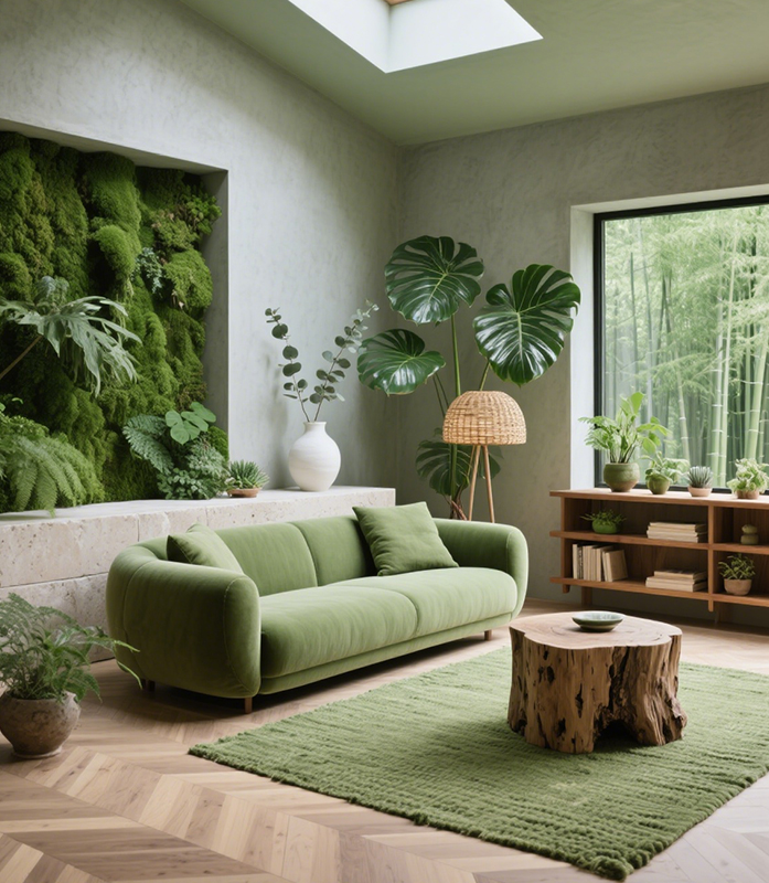 Натуральный зеленый